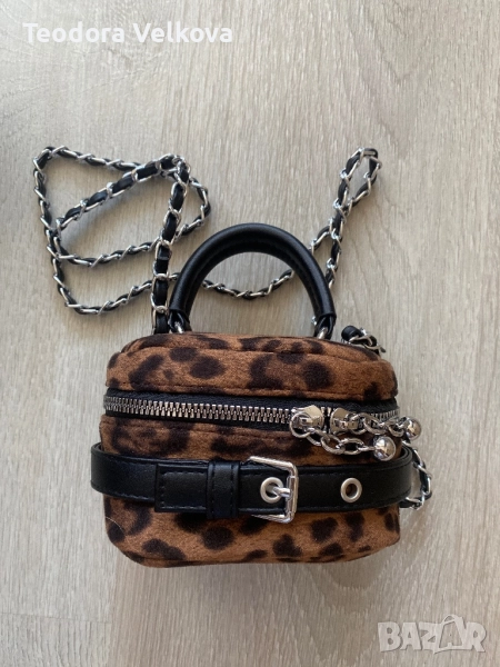 Мини леопардова чанта , снимка 1