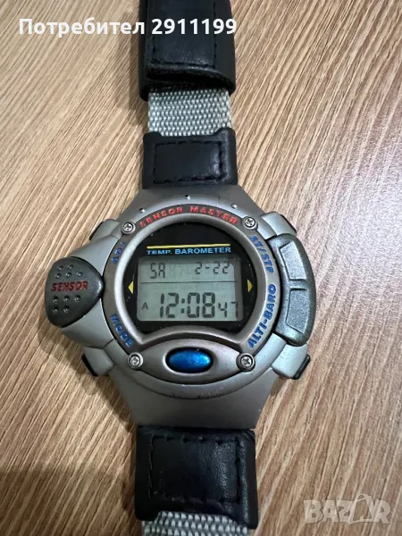 Винтидж спортен часовник Sensor Master, снимка 1