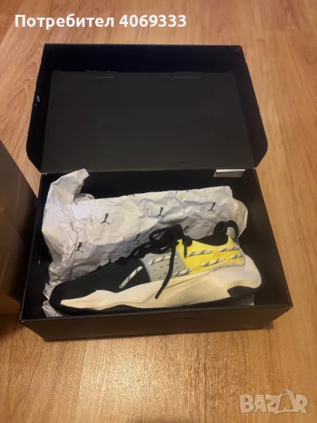 Чисто нови маратонки puma retro lblack pale lemon, снимка 1