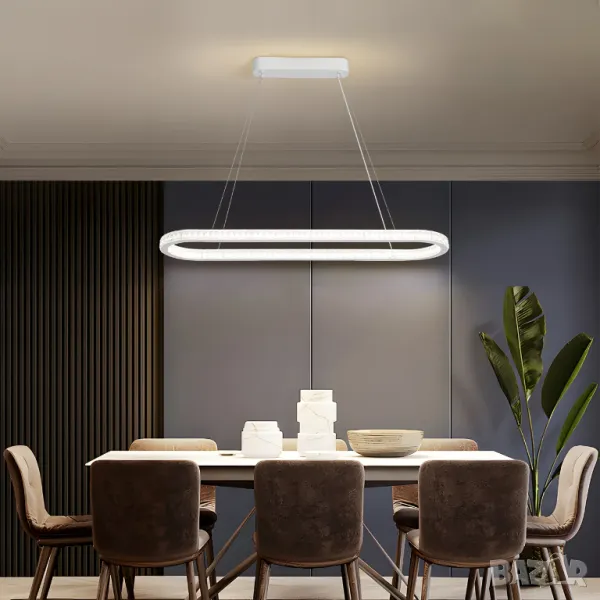 Елегантен LED полилей с диамантено покритие – Придайте лукс на домa си! ✨, снимка 1