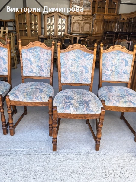 Комплект от 6 трапезни стола , снимка 1