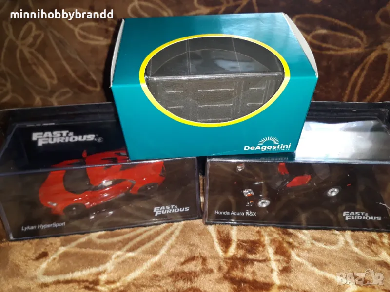 Honda Acura NSX Lykan Hyper Sport Container 1.43 Scale Fast & Furious Top top top  models , снимка 1