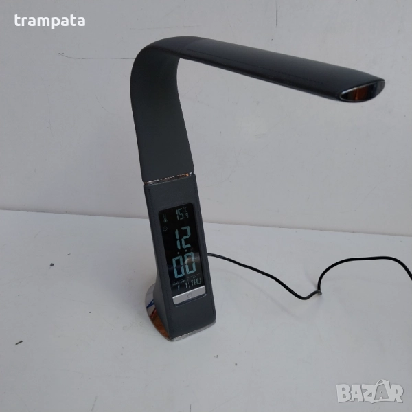 ТОП ОФЕРТА   Бюро Лед лампа ,часовник.календар ,аларма,термометар, , снимка 1