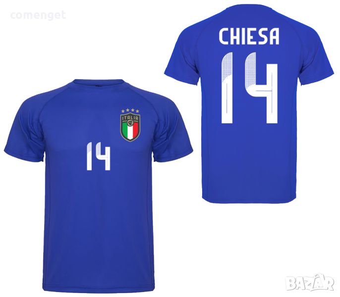 ЕВРО 2024! DRI-FIT! Детски и Мъжки тениски ИТАЛИЯ / ITALY с ИМЕ И НОМЕР по избор!, снимка 1