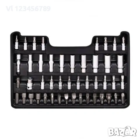 Гедоре 108 части 1/4”, 3/8”, 4-22мм JCB, снимка 4 - Гедорета - 53833659