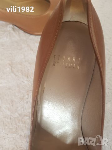 Дамски елегантни обувки на ток Stuart Weitzman 36, снимка 5 - Дамски обувки на ток - 46271110