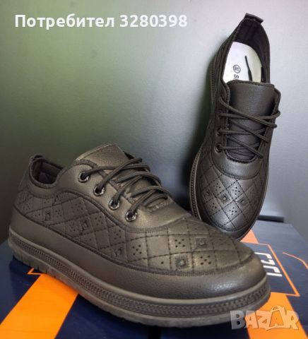 Дамски ежедневни спортни обувки в черно с връзки, снимка 2 - Дамски ежедневни обувки - 45652591