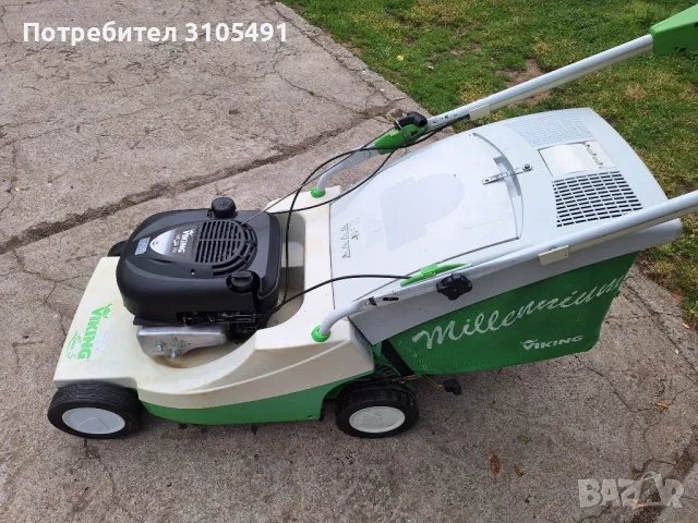 Косачка Viking 5.5к.с двоен нож 51см самоходна мулчираща с кош, снимка 13 - Градинска техника - 50392672