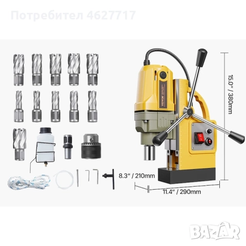 Магнитна бормашина НОВА, снимка 2 - Бормашини - 52110949