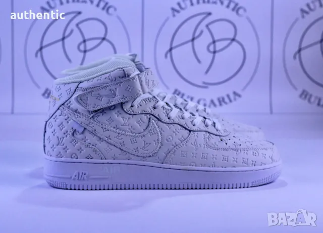 Nike Air Force 1 x Louis Vuitton, снимка 10 - Маратонки - 34961208