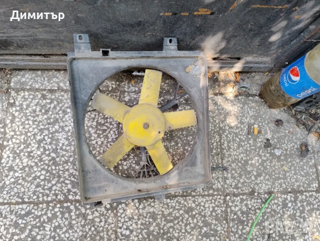 Вентилатор Воден Радиатор + Дифузьор За Нисан Примера 1.6 16В 1991г / Nisan Primera 1.6 16V 1991y