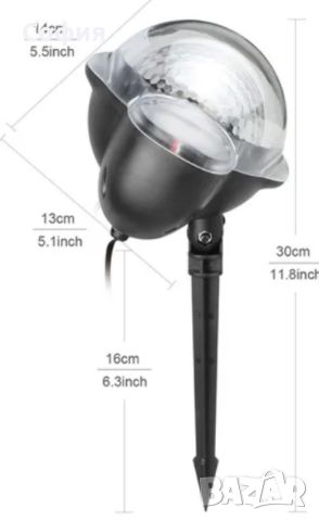 Диско лампа Snow Flower Lamp, снимка 2 - Декорация за дома - 45732644