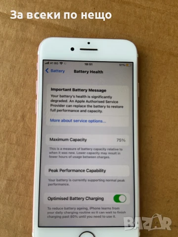 iphone 7 с Айклауд 16GB , Айфон 7, снимка 10 - Apple iPhone - 51397969