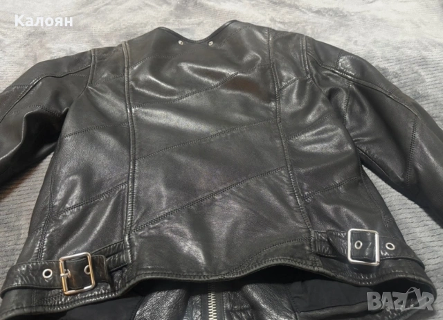 Кожено яке DIESEL размер -Small -  овча кожа, снимка 4 - Якета - 53399014