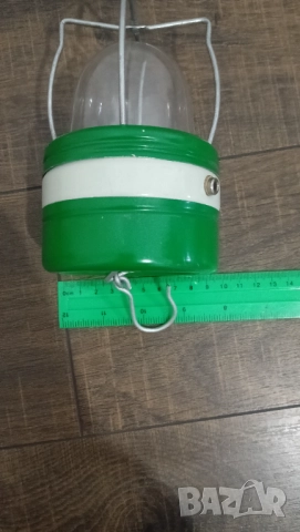 ретро къмпинг лампа преносима соц немска батерия крушка, снимка 10 - Антикварни и старинни предмети - 52636672
