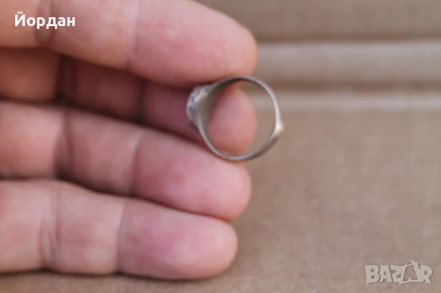 Стар Османски сребърен пръстен, снимка 8 - Пръстени - 51182353