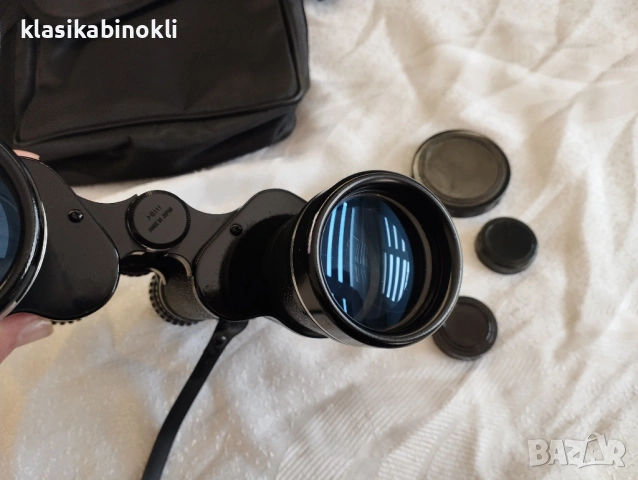 ПРОМО ТОП Японски Ловен Бинокъл-7Х50-Hilkinson-КАТО НОВ, снимка 9 - Екипировка - 53969057
