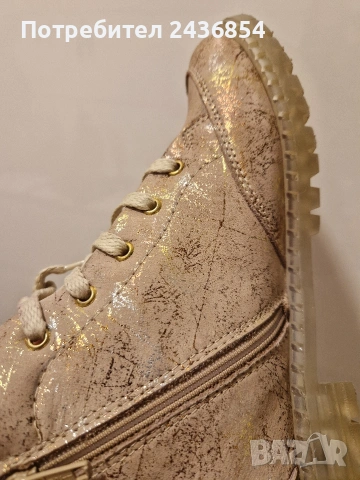 Дамски боти естествена кожа Gabina, снимка 5 - Дамски боти - 53454260