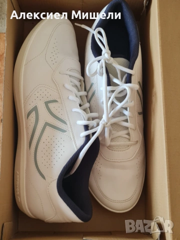 Мъжки, бели кецове Скечърс/Sketchers