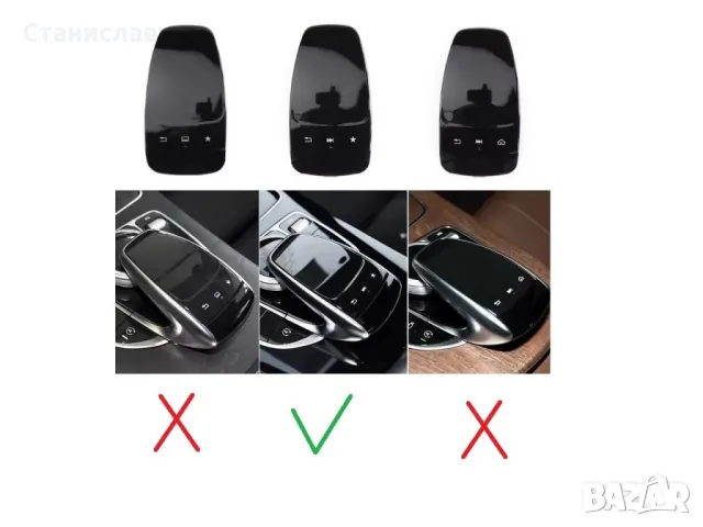 Mercedes C-Class W205 Facelift Капаче за управление на мултимедия , снимка 5 - Части - 50219785