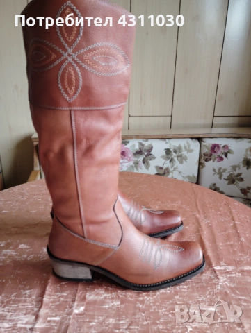Дамски ботуши естествена кожа ALDO 39 номер
