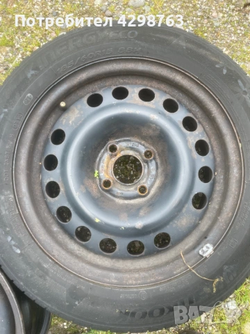 оригинални железни джанти 15" за opel , снимка 3 - Гуми и джанти - 54163844