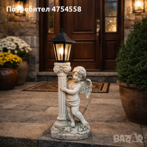 Соларна лампа ангел , снимка 2 - Соларни лампи - 53799232
