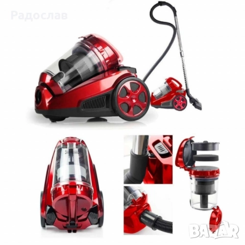 Циклонна прахосмукачка Royalty Line RL-BSCM1400.60, снимка 9 - Прахосмукачки - 51771026