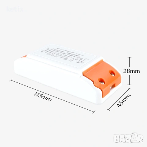 Електронен трансформатор за халогенни лампи Yafido 230V към 12V AC 20-60W, снимка 2 - Друга електроника - 53519855