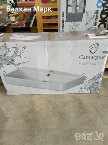 Нов умивалник Camargue San Francisco 80 см (с пукнатина), снимка 5 - Мивки - 53917546