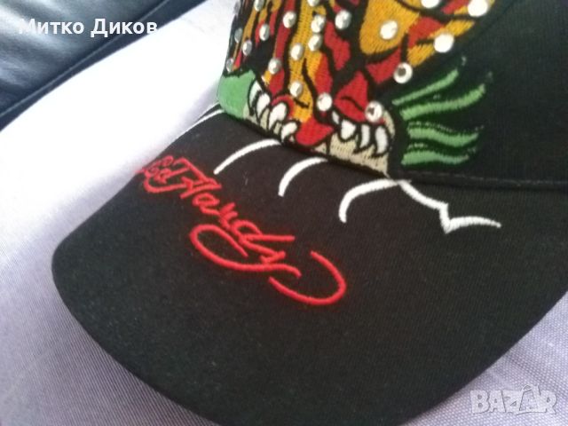 Ed Hardy Vintage Tatto Wear маркова лятна шапка с козирка регулируема нова, снимка 4 - Шапки - 46058351