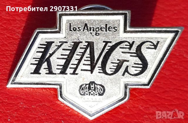 значка на хокеен клуб Los Angeles Kings, снимка 1 - Фен артикули - 45865019