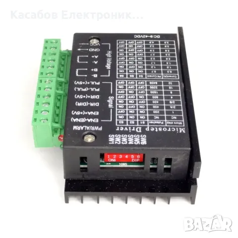 TB6600 Контролер за стъпкови мотори 4A 9V-40V CNC, снимка 4 - Друга електроника - 47212811