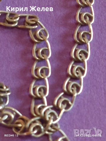 Сребърен синджир с класическа плетка Belcher link майсторска ръчна изработка 40067, снимка 6 - Колиета, медальони, синджири - 52844478
