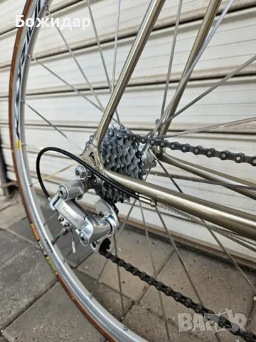 Ретро шосеен велосипед ProBike 56cm. Full Campagnolo, снимка 11 - Велосипеди - 47106619