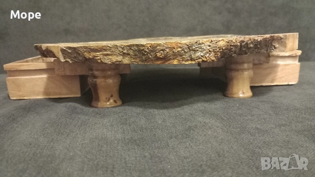 Дървена дъска за шах , снимка 5 - Шах и табла - 52471746