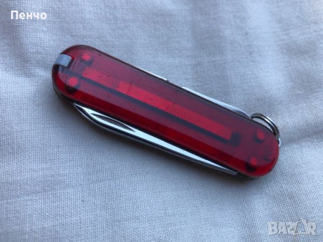 старо ножче 350 "VICTORINOX" с фенерче - мини, снимка 2 - Ножове - 46271303