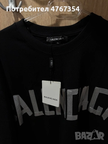 Мъжка тениска Balenciaga, снимка 4 - Тениски - 53857016