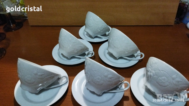 Български порцелан чаши за кафе , снимка 12 - Антикварни и старинни предмети - 45025998