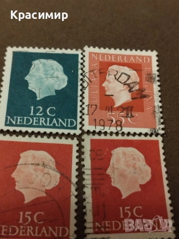 Пощенски марки Нидерландия., снимка 4 - Филателия - 52216902