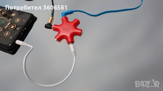 Разклонител/Сплитер за 3.5мм Аудио Жак за Слушалки, Аудио системи и др, снимка 3 - Тонколони - 40346254