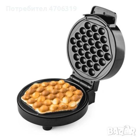 Уред за гофрети бъбъл- вафла MUHLER,1000W, снимка 4 - Гофретници - 53085535