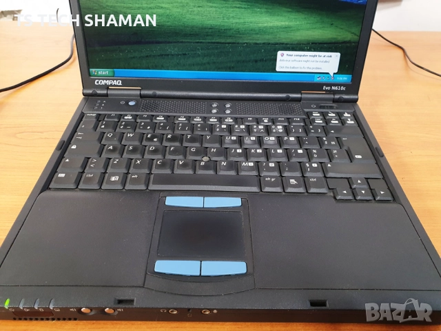 Продавам уникално запазен ретро лаптоп COMPAQ AVO N610C, снимка 7 - Лаптопи за игри - 52913579