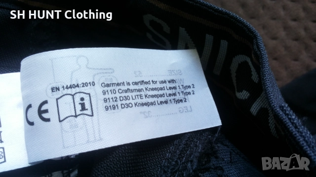 Snickers 6202 Work Stretch Trousers 52 / L работен панталон с от части еластична материя W4-231, снимка 18 - Панталони - 52075902