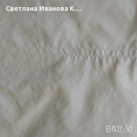 Бял плат изкуствена материя, снимка 3 - Платове и дамаски - 53846987