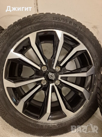 Renault Clio чисто нов зимен комплект 195 55 R16 87H, снимка 2 - Гуми и джанти - 53292193