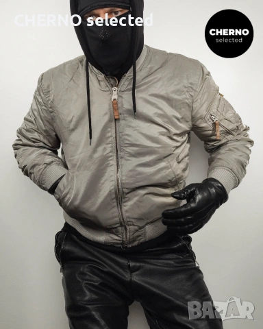 Мъжко бомбър яке ALPHA INDUSTRIES MA-1 Flight Bomber Jacket – размер XL•L – отлично състояние, снимка 7 - Якета - 52977206