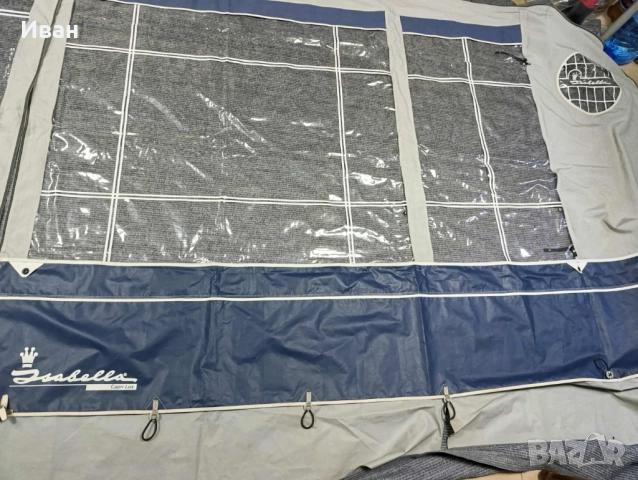 Форселт за каравана ISABELLA CAPRI LUX. Размер 1050см (1036-1060)см земя-земя, снимка 3 - Палатки - 52065933