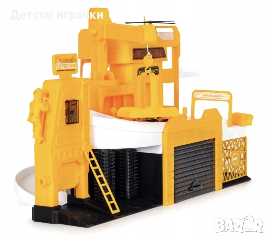 Детски гараж Parking с повдигащ кран, с превозни средства, с автомивка, снимка 6 - Коли, камиони, мотори, писти - 53101863