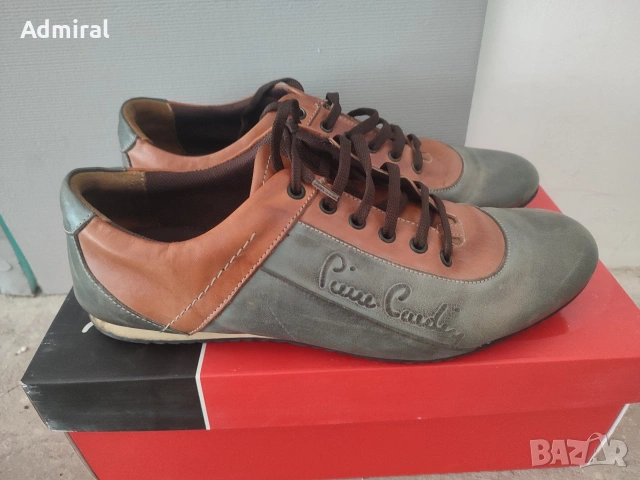 Мъжки кожени обувки Pierre Cardin, снимка 3 - Спортно елегантни обувки - 53872562